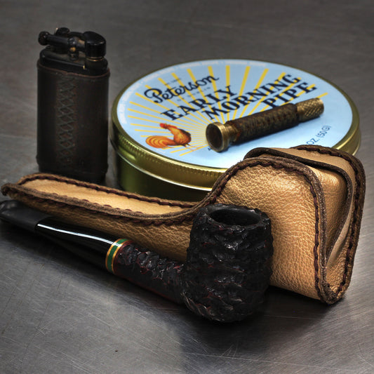 Pipe Partner, luxury case for straight pipes, Caramel Color