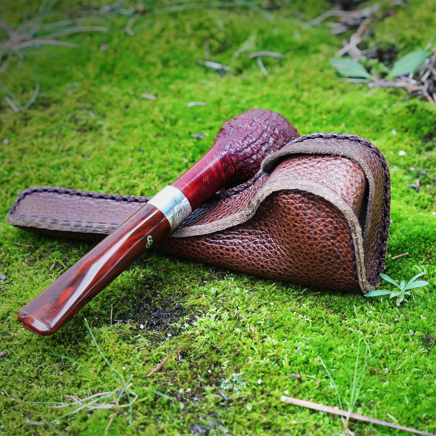Pipe Partner, luxury case for straight pipes, Pecan Color